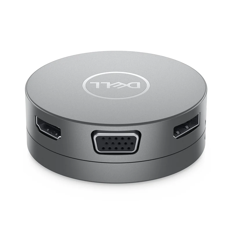 Dell Pro-7-in-1-USB-C-Travel-Adapter Silber