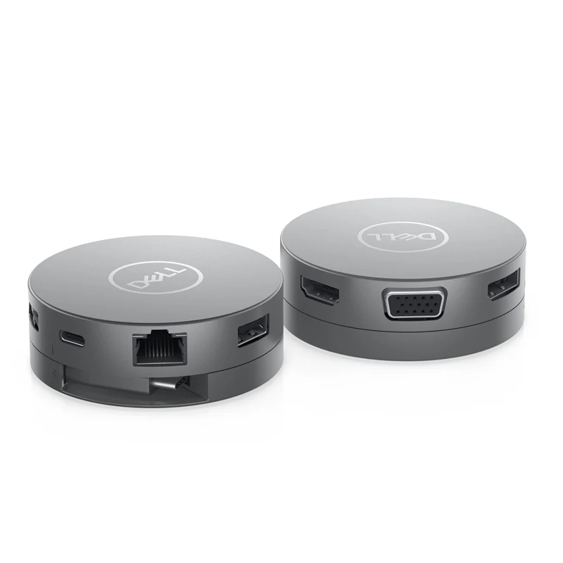 Dell Pro-7-in-1-USB-C-Travel-Adapter Silber