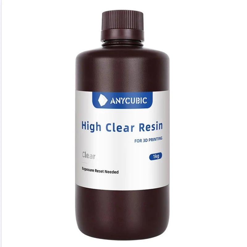 Anycubic High Clear Resin 1 kg – Hochtransparentes UV-Resin für kristallklare 3D-Drucke