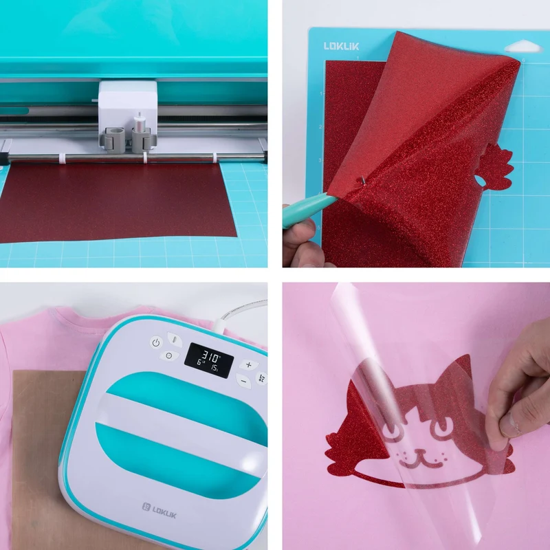 LOKLiK Heat Transfer Vinyl Bundle – 30 A4 Flexfolien