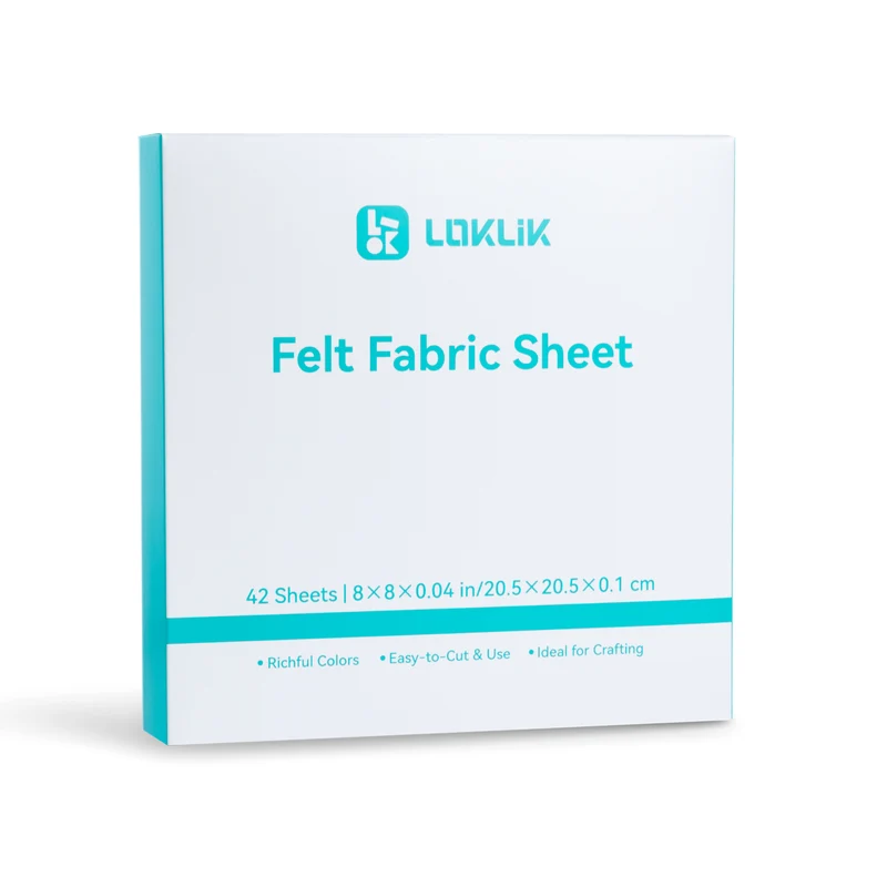 LOKLiK Filzplatten Set 1,0 mm – 42 Farben
