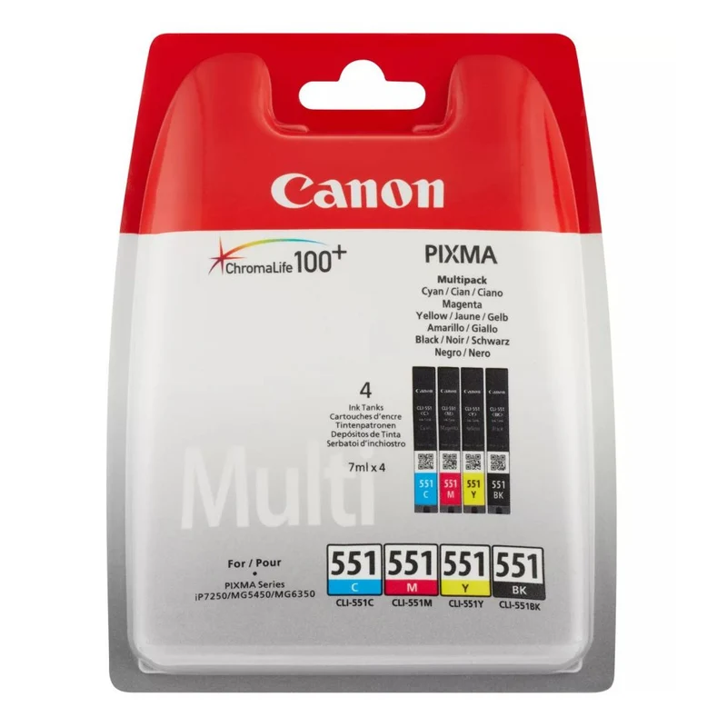 Canon CLI-551 C/M/Y/BK Multipack