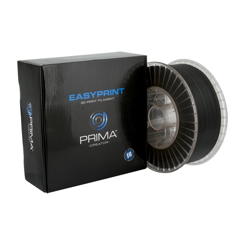 PrimaCreator EasyPrint Carbon PLA - 1.75mm - 1 kg - Schwarz