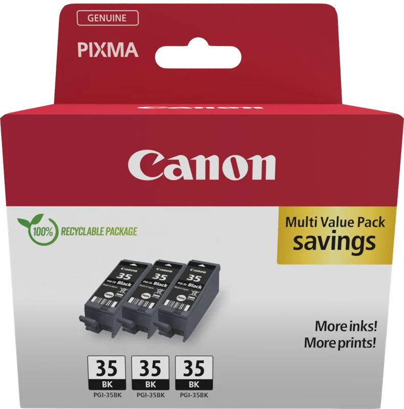 Canon PGI-35BK 3er Multipack Schwarz