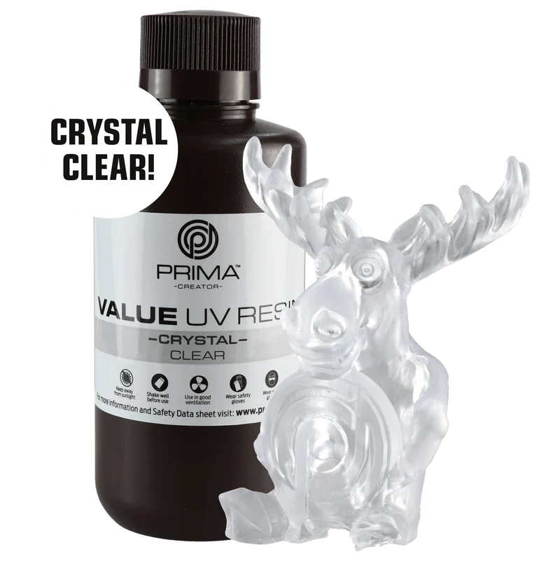 PrimaCreator Value Crystal UV Resin - 500 ml - Clear