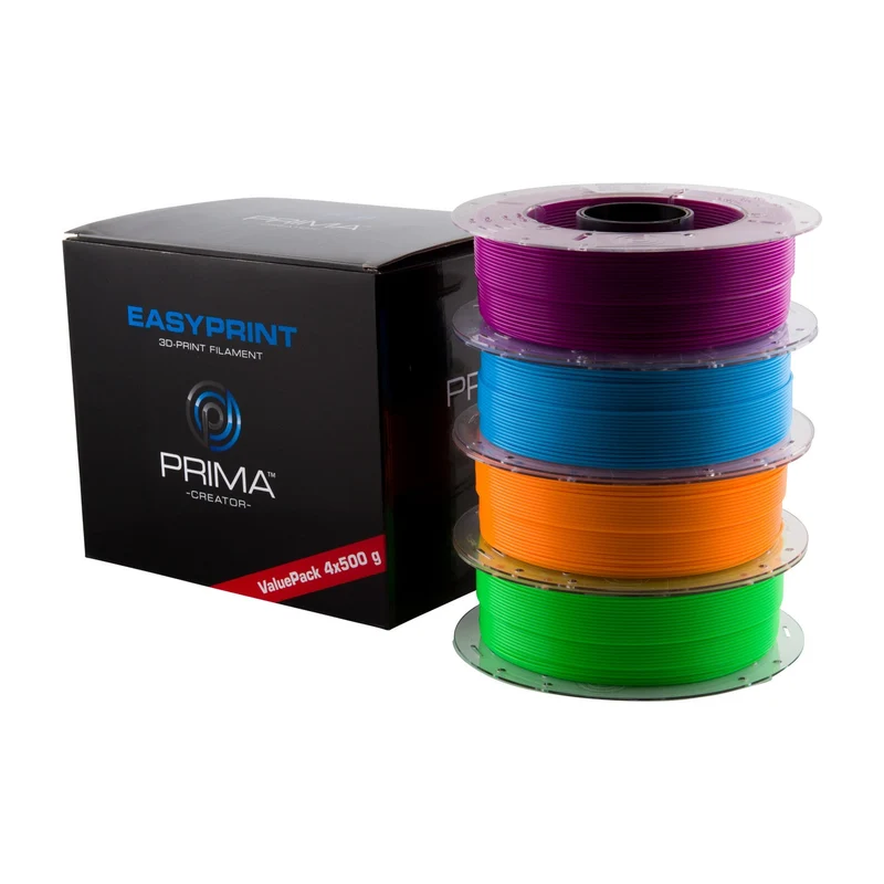 EasyPrint PLA Value Pack Neon – 4×500g (2kg)