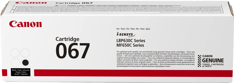 Canon 067 bk Schwarz Toner