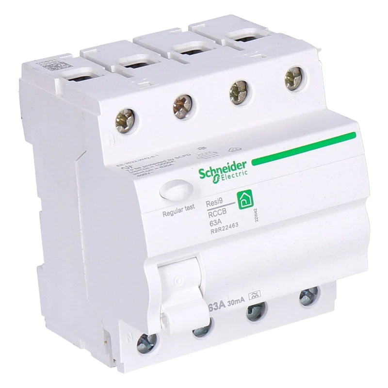 Fehlerstrom-Schutzschalter Resi9, 4P, 63A, 30mA, Typ A