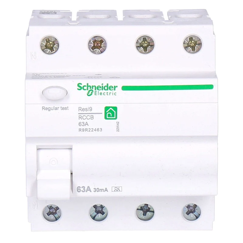 Fehlerstrom-Schutzschalter Resi9, 4P, 63A, 30mA, Typ A