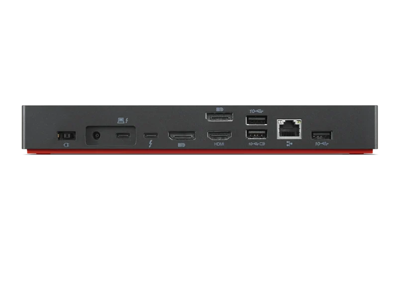 Lenovo Dock USB-C Thunderbolt4 300W Schwarz / Rot