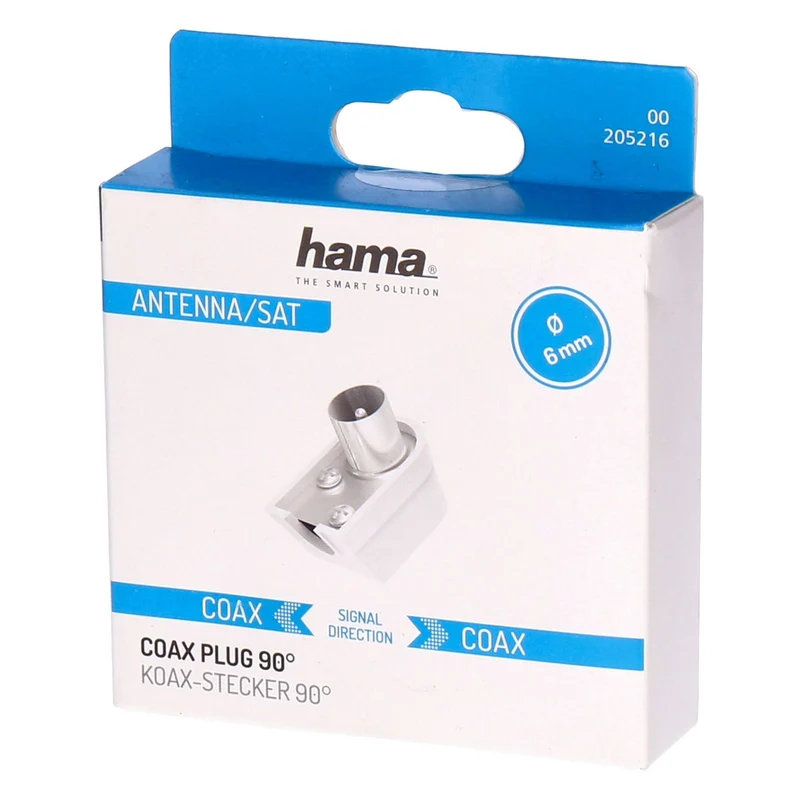Hama 00205216 Koaxialstecker 1 Stück(e)