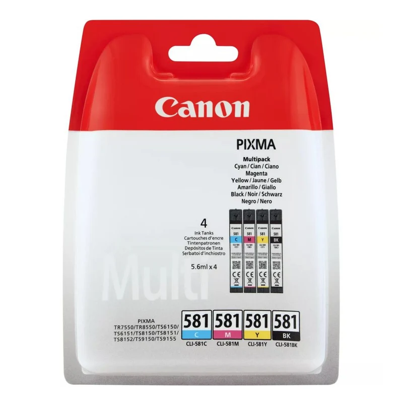 Canon CLI-581 C/M/Y/BK Multipack BL SEC