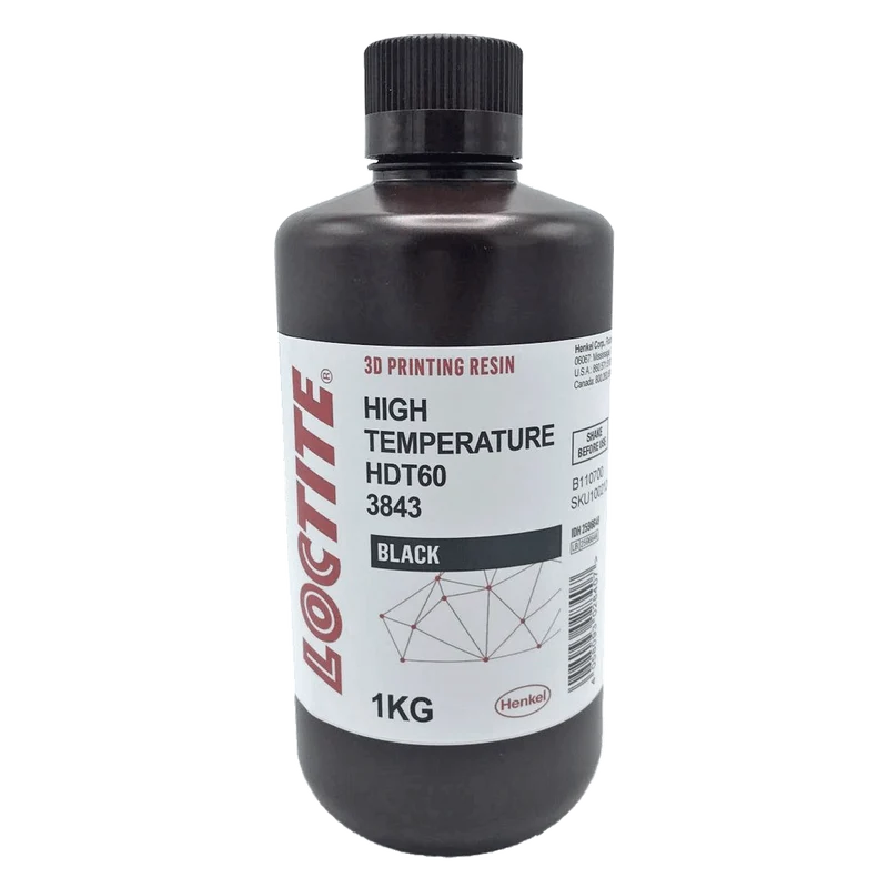 Loctite 3D 3843 HDT60 Matte Black Resin – 1kg
