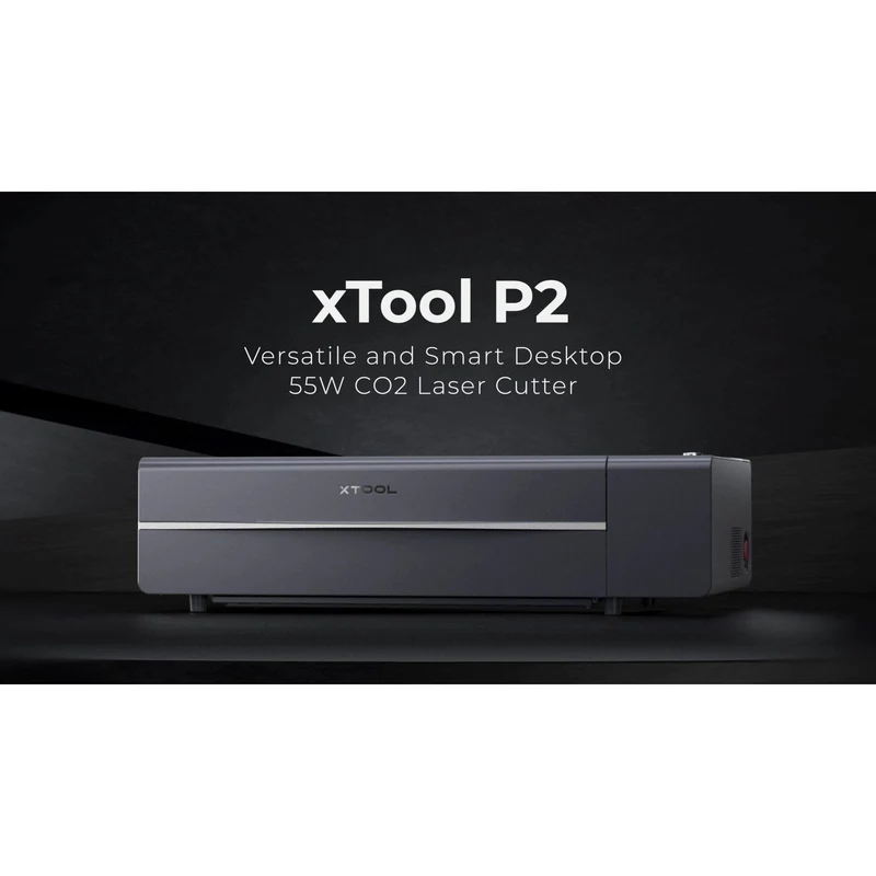 xTool P2 55W CO2 Desktop Laser Cutter Class 1