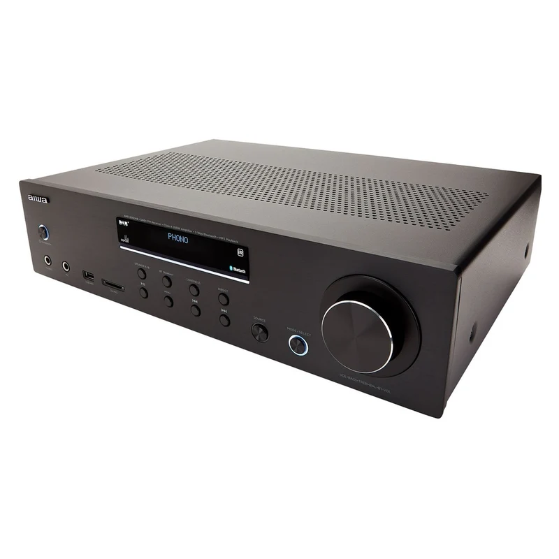 Aiwa AMR-200DAB BK Vollverstärker 200W, BT, USB Schwarz