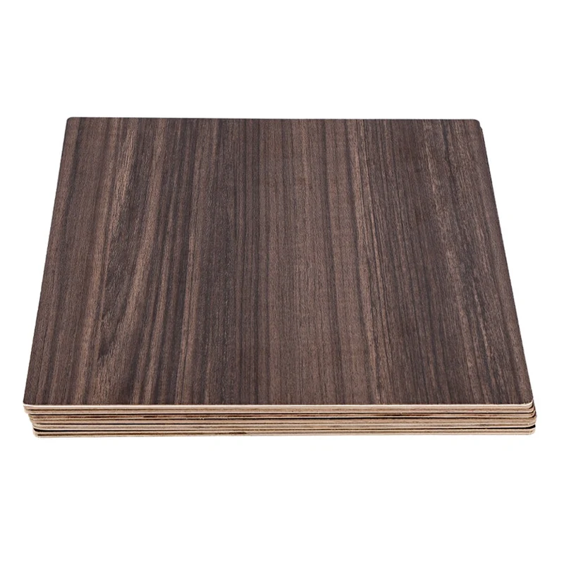 Creality Falcon Series Walnut Plywood Sheets 300 × 300 × 5 mm – 6 Stück