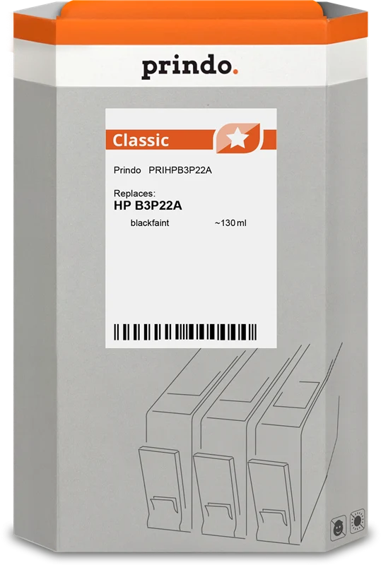 Prindo Classic Druckerpatrone kompatibel mit HP 727 SchwarzMatt