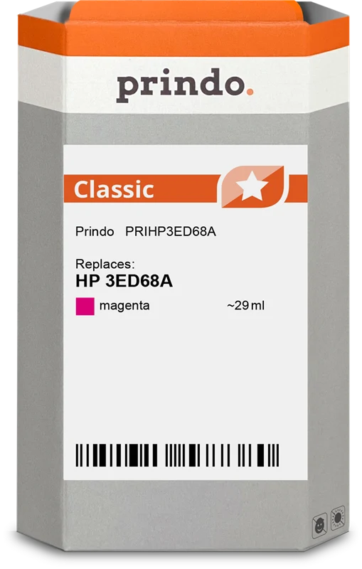 Prindo Classic Druckerpatrone kompatibel mit HP 712 Magenta