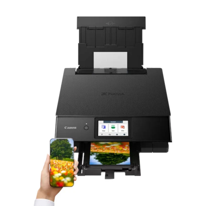 Canon PIXMA TS8750 Wi-Fi Inkjet Drucker, Black