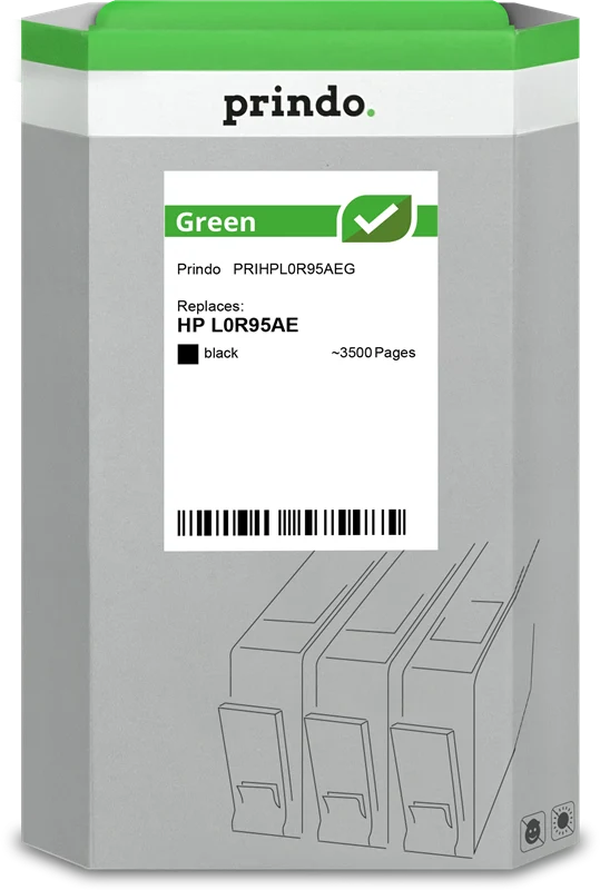 Prindo Green Druckerpatrone kompatibel mit HP 913A Schwarz