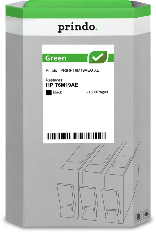 Prindo Green XL Druckerpatrone kompatibel mit HP 907 XL Schwarz