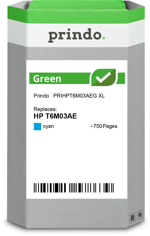 Prindo Green XL Druckerpatrone kompatibel mit HP 903 XL Cyan
