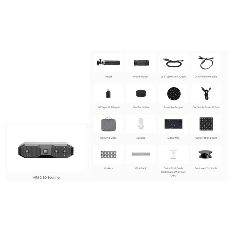 Revopoint MINI 2 3D Scanner - Advanced Package