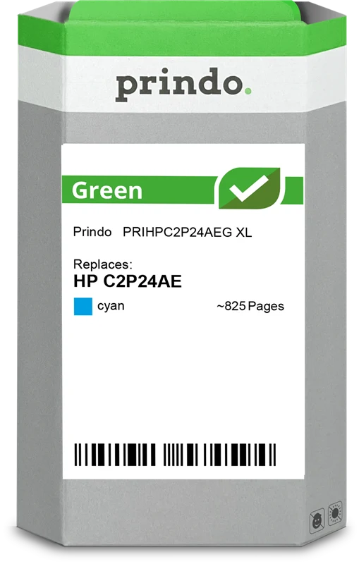 Prindo Green XL Druckerpatrone kompatibel mit HP 935 XL Cyan