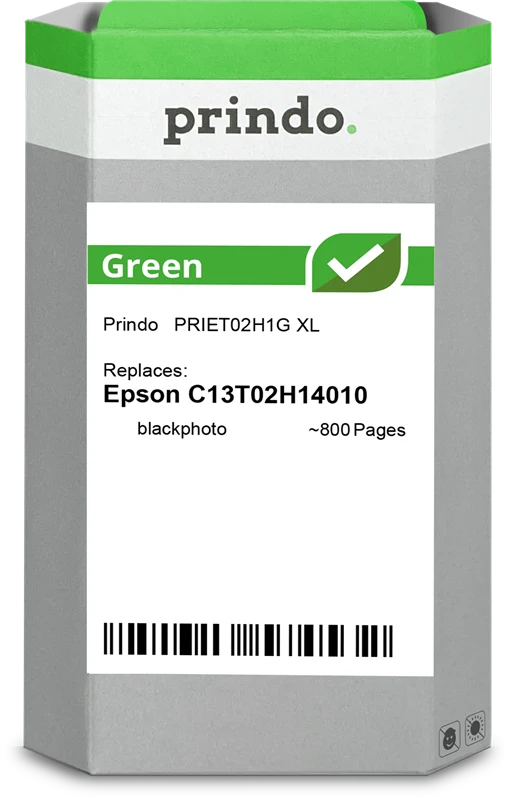 Prindo Green XL Druckerpatrone kompatibel mit Epson 202XL Photo Black