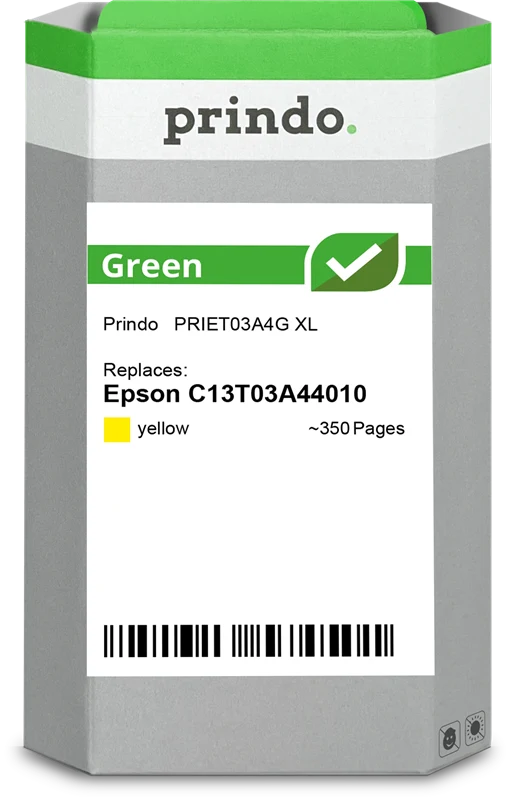 Prindo Green XL Druckerpatrone kompatibel mit Epson 603XL Gelb