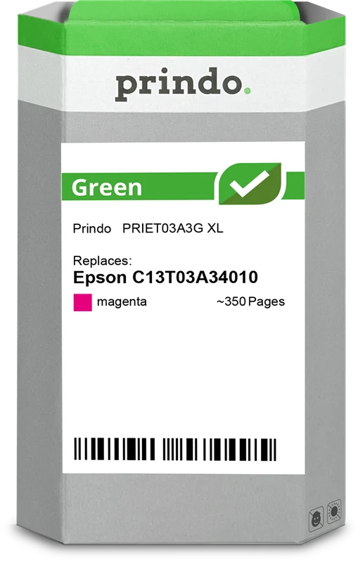 Prindo Green XL Druckerpatrone kompatibel mit Epson 603XL Magenta