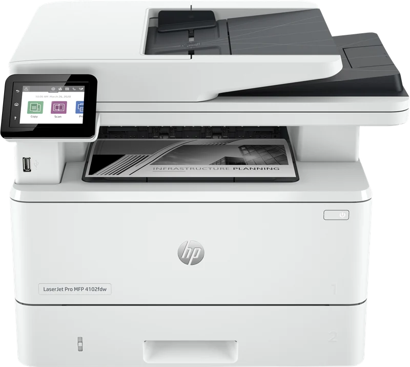 HP LaserJet Pro MFP 4102fdw Multifunktionsdrucker Weiss