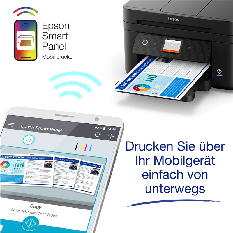 Epson WorkForce WF-2960DWF Multifunktionsdrucker Schwarz