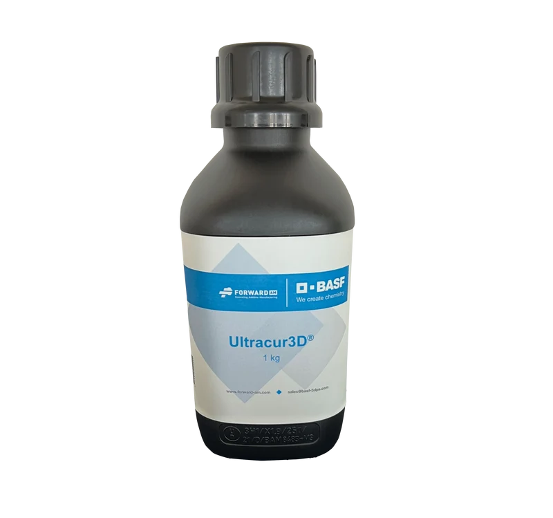 BASF Forward AM Ultracur3D EL 4000 Flexible UV Resin, 1 kg, Schwarz