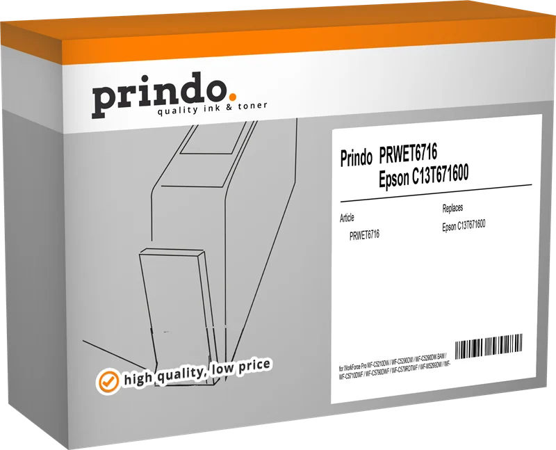 Prindo Wartungseinheit kompatibel mit Epson T6716
