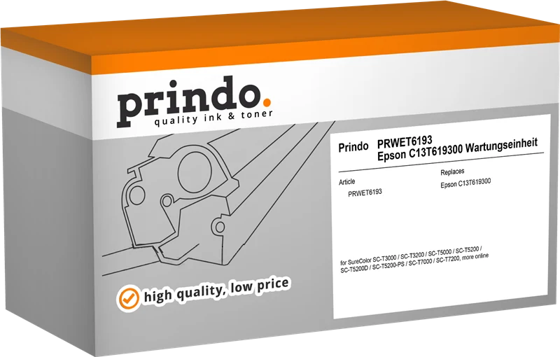 Prindo Wartungs Einheit kompatibel mit Epson C13T619300