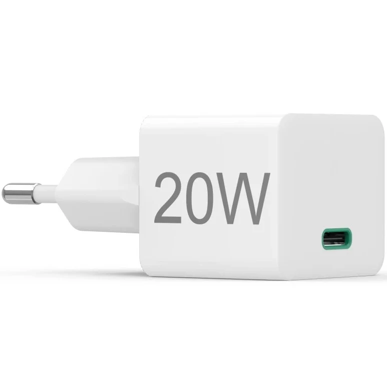 Hama Mini-Ladegerät USB-C 20W - Weiß