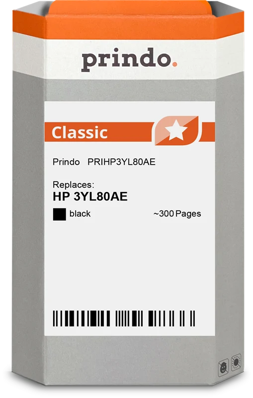 Prindo Classic Druckerpatrone kompatibel mit HP 912 Schwarz