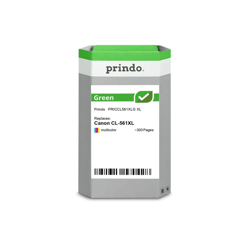 Prindo Green XL Druckerpatrone kompatibel mit Canon CL-561XL mehrere Farben