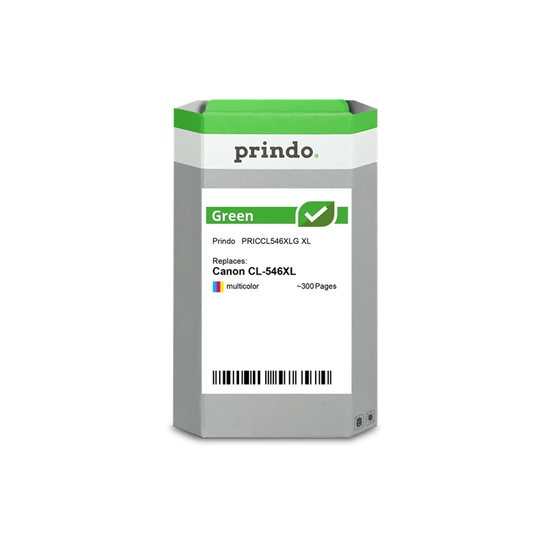 Prindo Green XL Druckerpatrone kompatibel mit Canon CL-546XL mehrere Farben