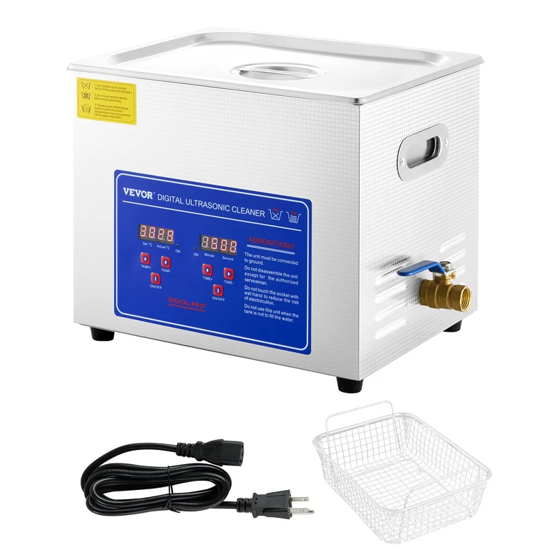 Ultraschallreiniger 10L - Edelstahl - inkl. Heizung
