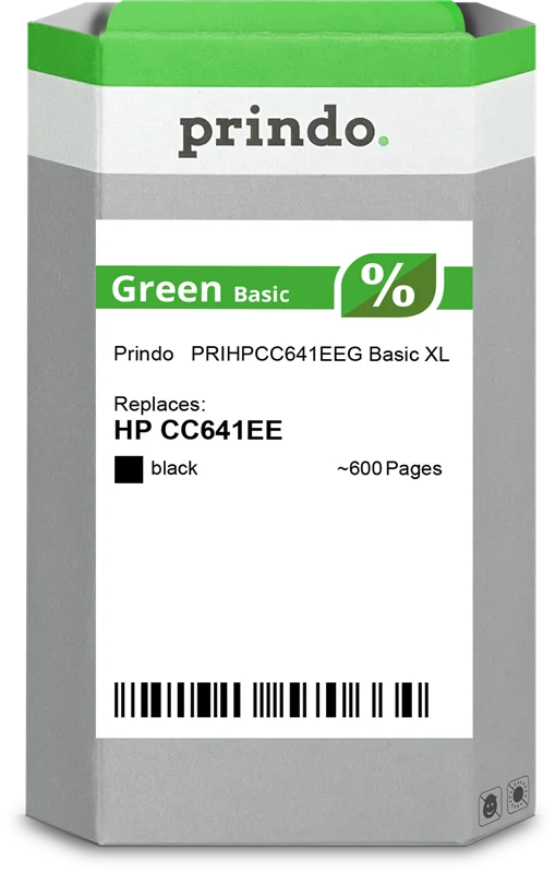 Prindo Green XL Druckerpatrone kompatibel mit HP 300 XL Schwarz