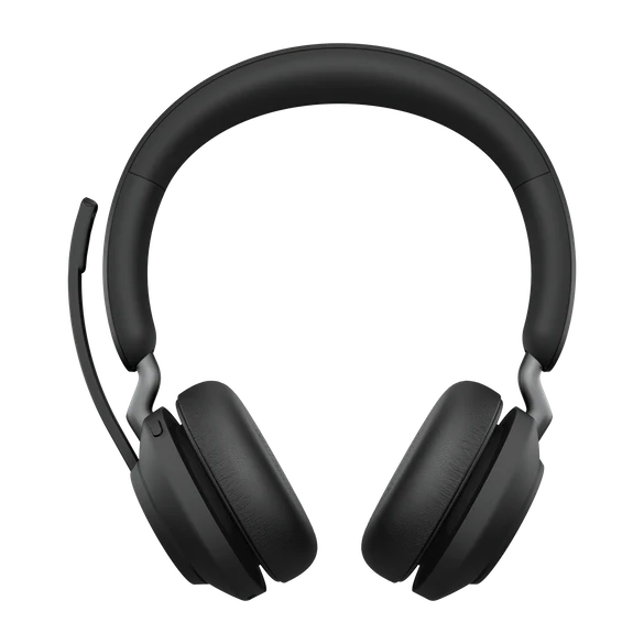 Jabra Headset Evolve2 65 MS Duo, inkl. Link 380a & Ladestation Schwarz