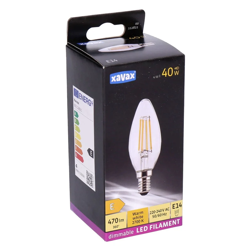 LED-Filament E14, 470lm