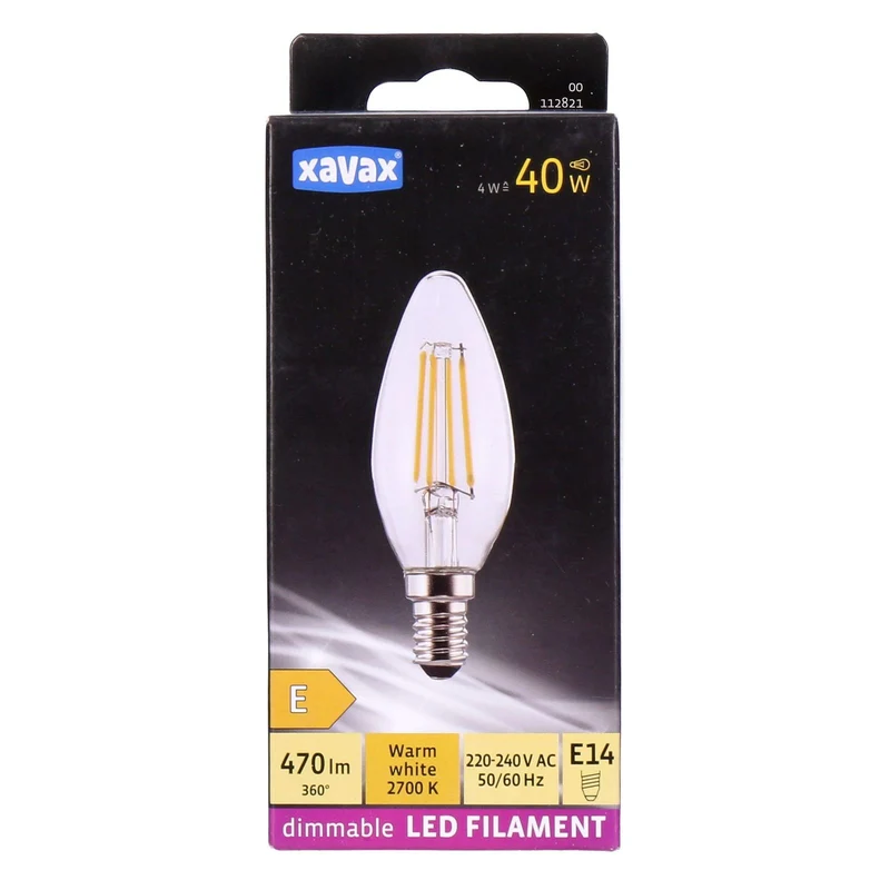 LED-Filament E14, 470lm
