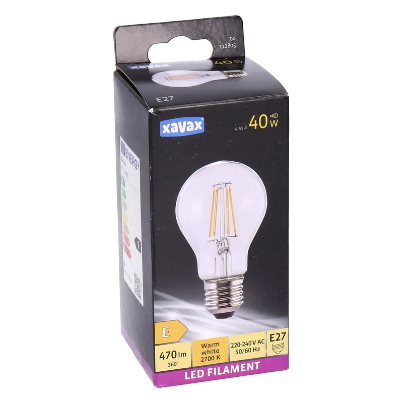 LED-Filament E27, 470lm