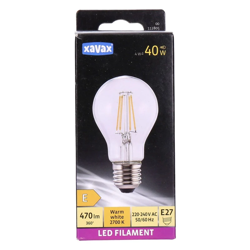 LED-Filament E27, 470lm