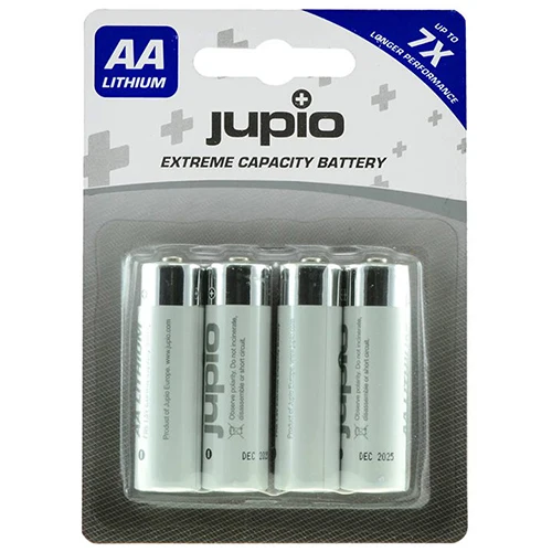 Jupio Lithium Batterie AA 4 Stück