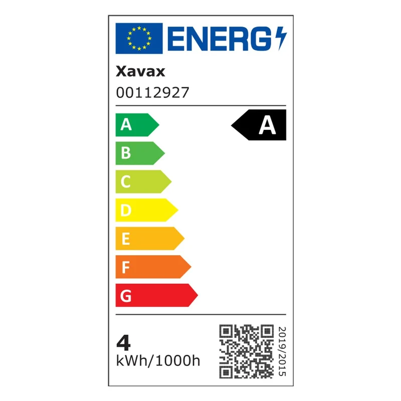 Xavax E27 LED Filament A60 Birne warmweiß 3.8W=60W 806lm