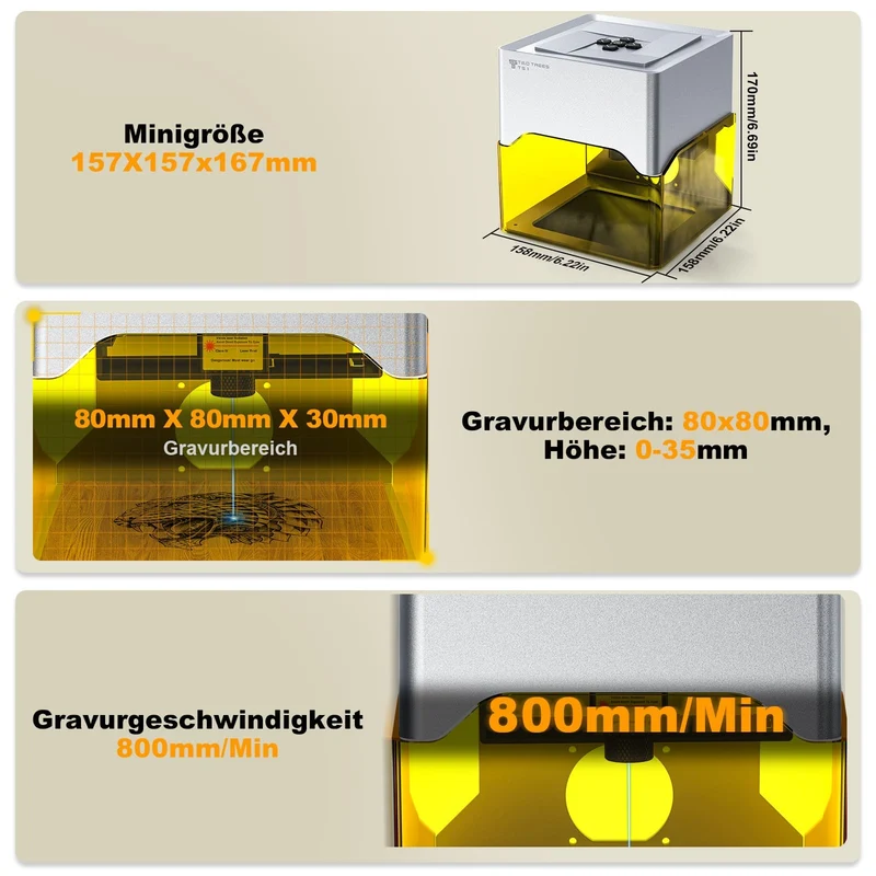 TwoTrees TS1 Mini Laser Gravurlaser